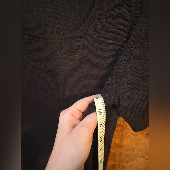 Amber Stone retro Black Women's Top - Picture 5 of 5